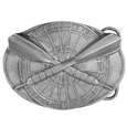 Darts Buckle Antiqued Belt Buckle